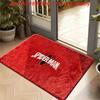 Authorized 1pc of Polyester 2D Flat Printed Marvel Doormats Featuring Spider-Man, a Soft Flannel Rug That Serves As a Warm Flo