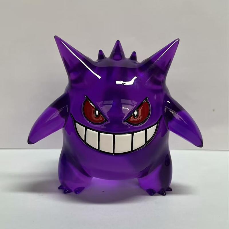 8cm Anime Figure Kawaii Gengar Transparent Action Figure Statue Model Doll Decoraion Collectible PVC Toys Children Gifts