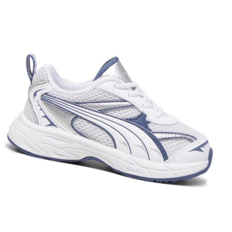 Puma Кроссовки Morphic Little Kid Feather Grey Inky Blue Kids 393793-02