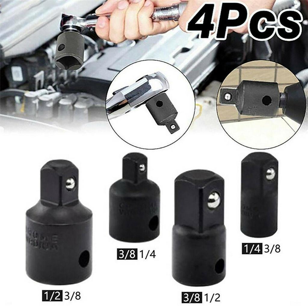 Versatile 14 38 12 Ratchet Socket Adapter Reducer Durable CRV Socket Tools for Bicycle Repair