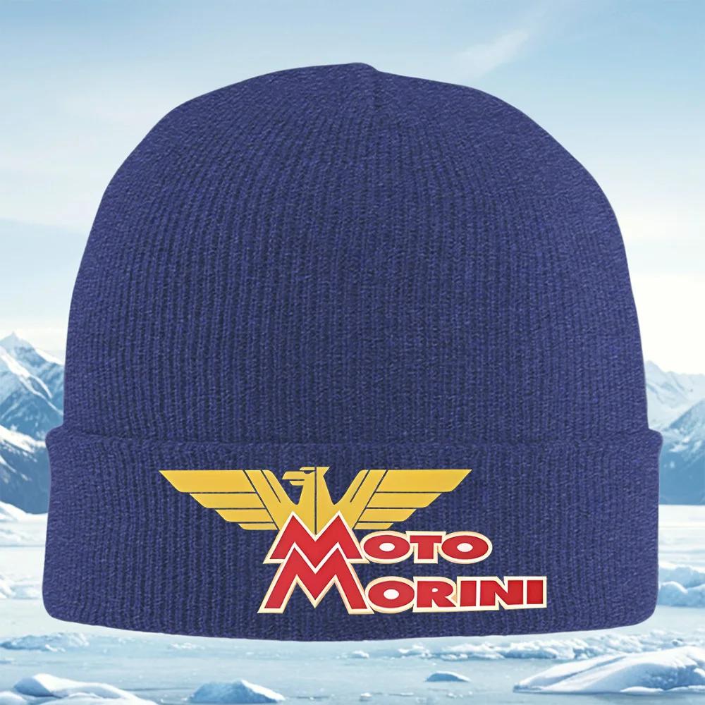 Moto Eagle Wings Badge Logo Design Unisex Women Unisex Knitted Hat Beanie Pullover Cap Winter Thermal Warm Christmas Outdoor Cyclin