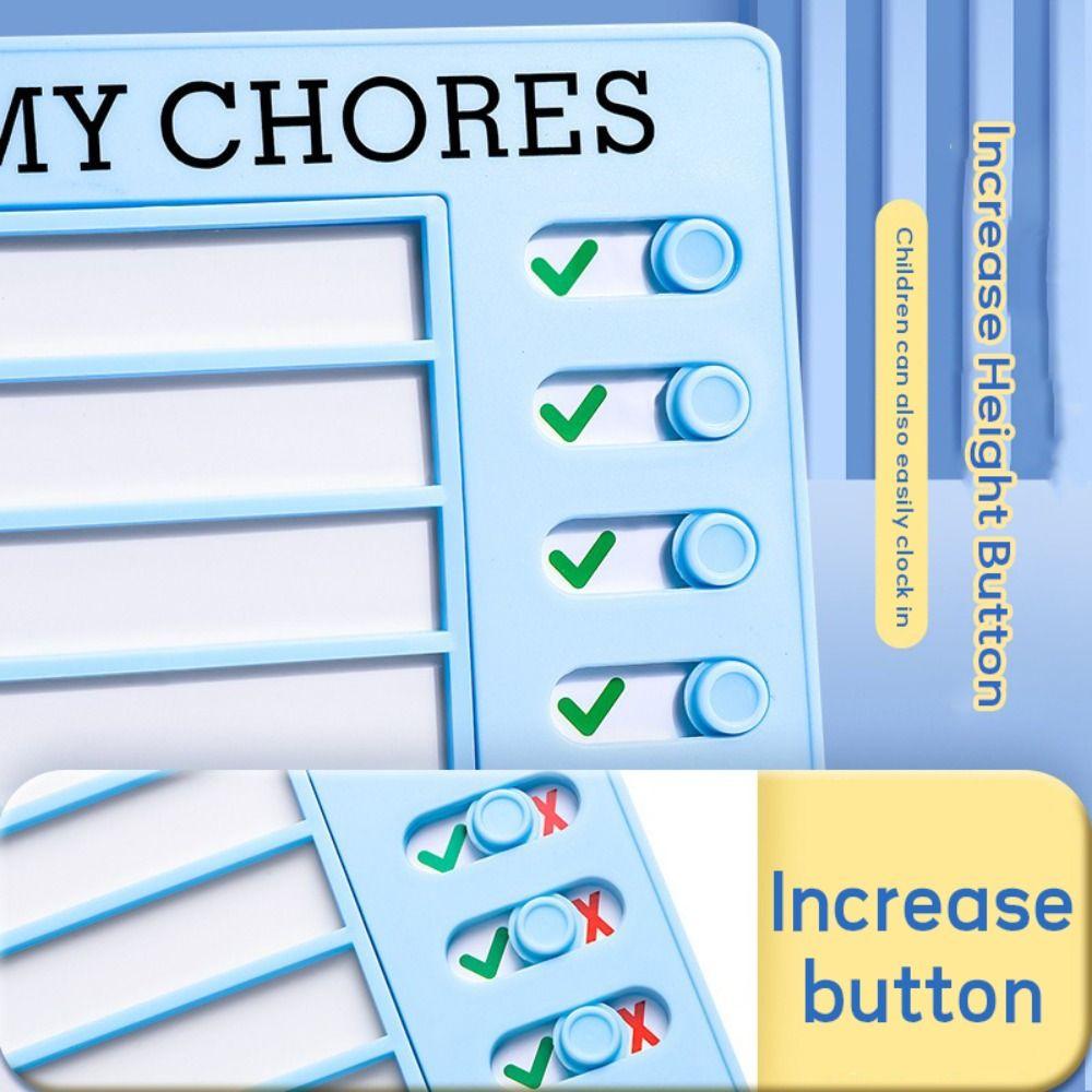 Reusable My Chores Checklist Detachable Chores Chart Multi Purpose Daily Planner Memo