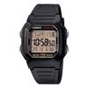 Men's Standard Digital Watch W-800HG-9AV Black/Gold Display, International Model, Parallel Import