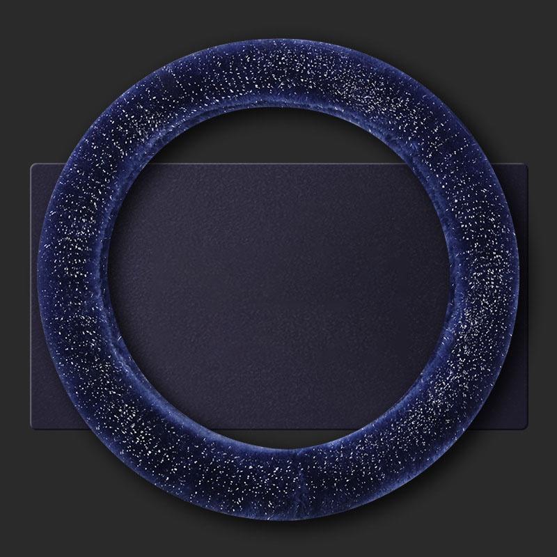 Новое поступление Плюшевый мех Чехол на руль автомобиля Толстый Теплый и Нескользящий