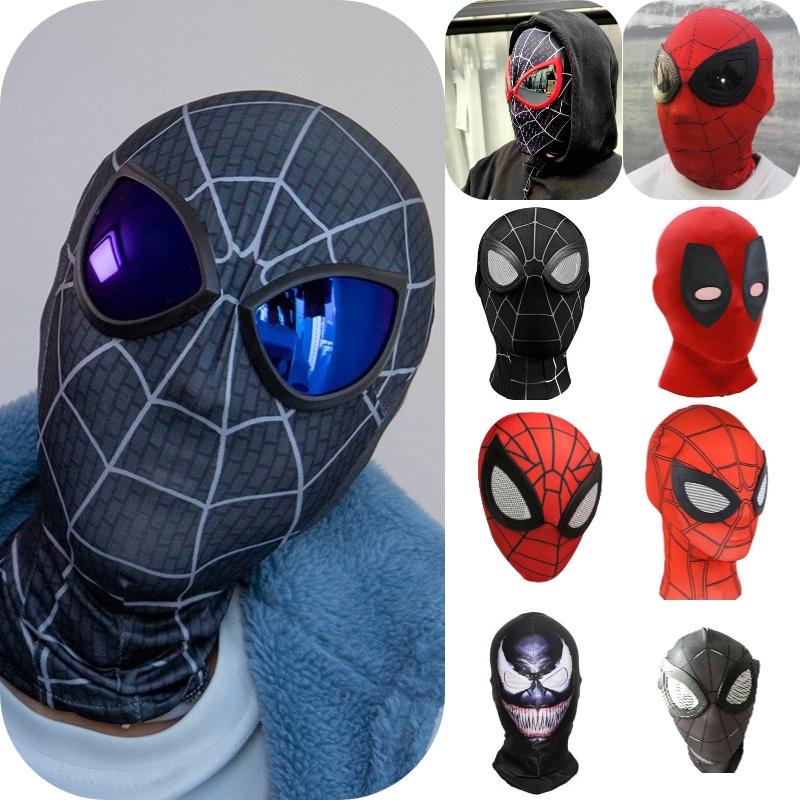 Костюм Человека-паука на Хэллоуин для детей и взрослых. Забавная маска Человека-паука, головной убор