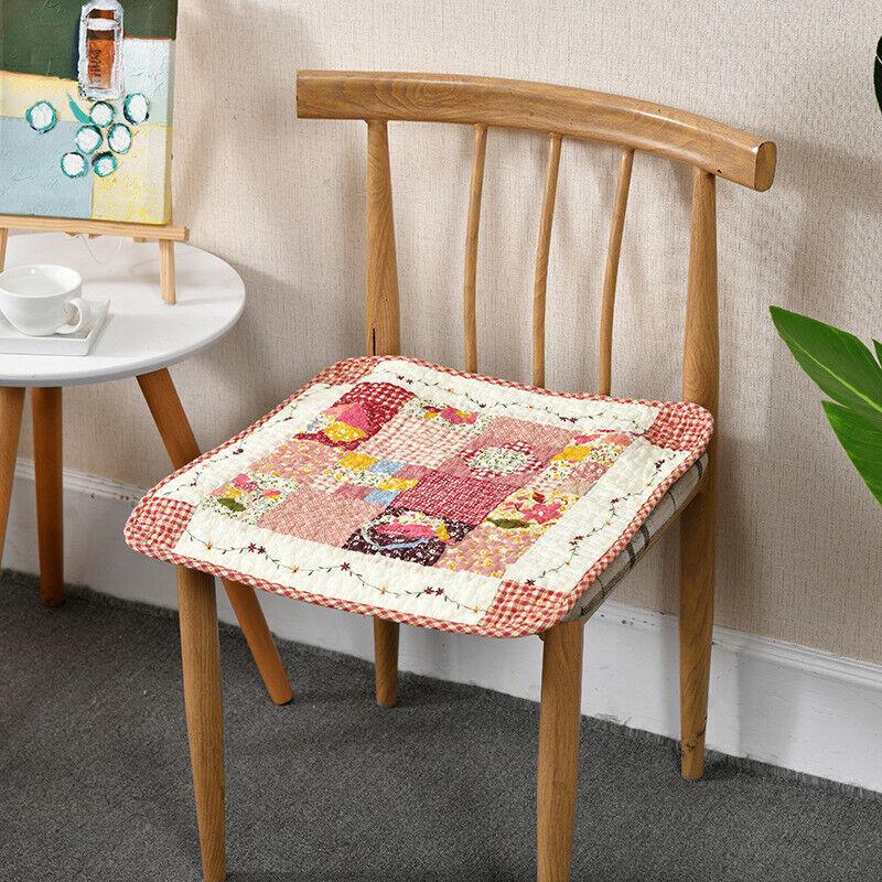 Подушка для стула с завязками, подушка для стула, фермерский дом, цветочное кухонное обеденное сиденье G
