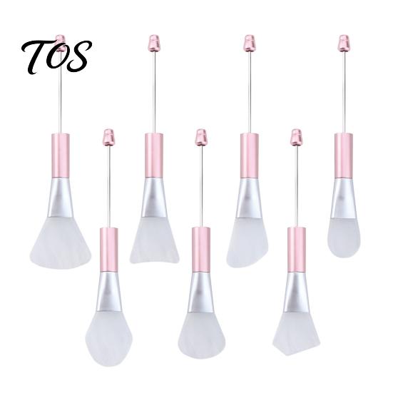 Beauty Tool for Beads 7Pcs DIY Bead Face Mask Brush, Silicone Soft Spatula Applicator Flexible Brush Skincare, Facial Spreader Women, Makeup Beaded
