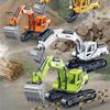 Kids Excavator Toy Movable Joints 360 Degrees Rotatable Realistic Construction Vehicle Engineering Truck Model Toddlers Boys Birthday Gift