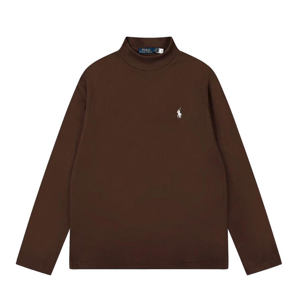 RL Ralph Classic Unisex Fleece Pullover: Exclusive Round & Half-High Neck, Long Sleeve