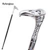 White Eagle Head Luxury Decorative Cosplay Walking Cane Elegant Fashion Cane Cosplay Alloy Crosier Vintage Walking Stick 93cm