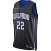 Nike Orlando Magic Повседневная футболка без рукавов с V-образным вырезом и принтом букв и цифр, мужские топы, черная DN2017-015