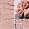 Сушильная шапочка с бантом, женская впитывающая быстросохнущая толстая коралловая флисовая шапочка с рисунком ананаса, домашнее банное полотенце для волос