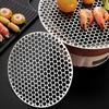 Stainless Steel BBQ Grill Mesh Mat Round Wire Rack for Roasting and Smoking