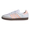 adidas Samba OG Белый Прозрачный Оранжевый Резина Женские Кроссовки Обувь-Белый Полукоралловый JH5687