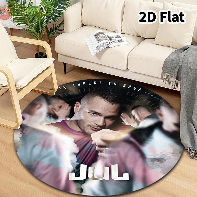Jul C'Est Pas Des Lol Round Area Rug Carpet Rug For Living Room Bedroom Sofa Playroom Decor Nonslip Floor Mat