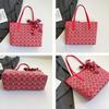 Reusable Women Tote Bag Large Capacity Bridal Shoulder Bag Traditional Red Envelope  Baby Shower