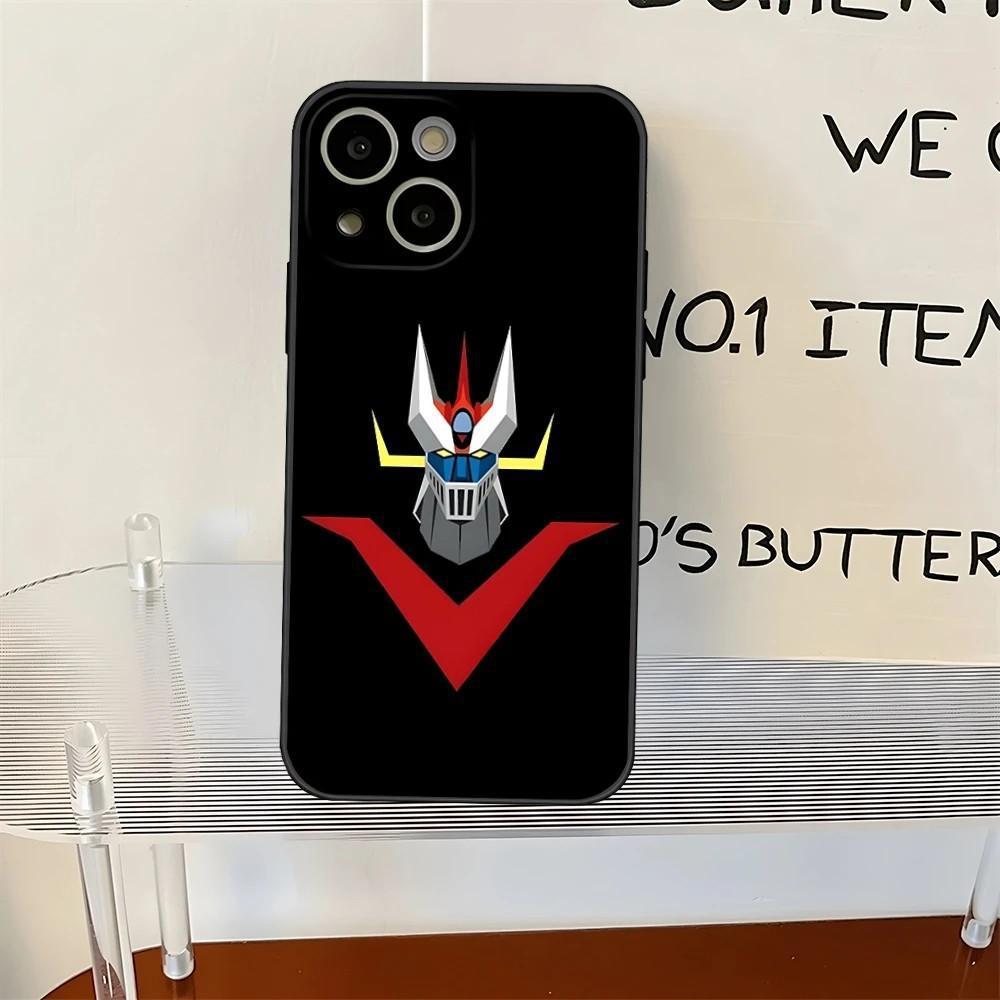 Чехол для мобильного телефона iPhone14 Pro с изображением робота НЛО Goldorak, окрашенный и устойчивый к падениям.