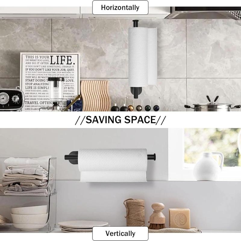 Держатель для туалетной бумаги из нержавеющей стали, настенное крепление для кухонных полотенец, диспенсер для салфеток, впитывающая подставка, вешалка для салфеток