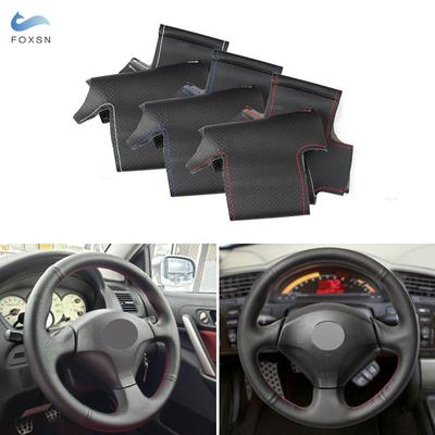 Ручная оплетка, автомобильный Стайлинг, чехол на руль, кожаная отделка для Honda Civic SI Insight S2000 2002 2003 2004 2005 для Acura RSX