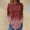 Women's 3d Print Autumn Long Sleeve Tops Women's T-Shirt O-Neck Oversized Ladies Clothin