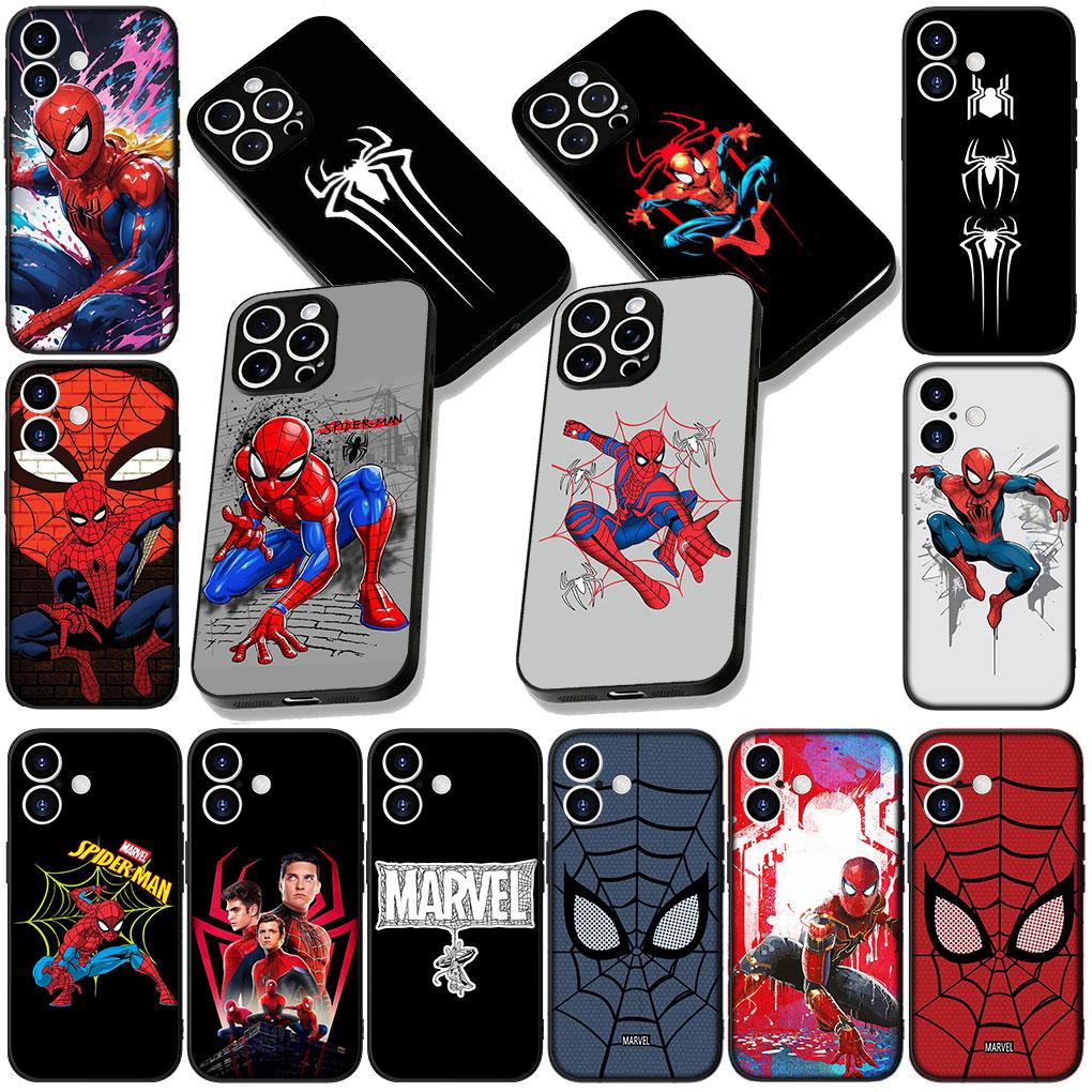 Чехол для телефона Spider Man Marvel Spiderman для Motorola Moto Edge 70 60 Fusion NEO Pro G Stylus G56 G96 G52 G04 G05 20 Мягкий чехол