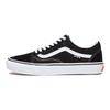 Skate Old Skool Checkerboard — черные кроссовки унисекс, белые VN0A5FCBY28