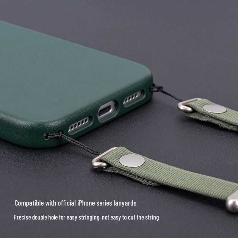 iPhone 17 Air Чехол с текстурой гладкой кожи Magsafe Pro Max Магнитный Полное покрытие Защитный