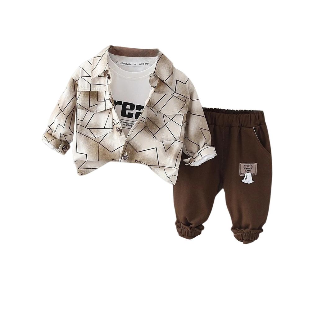 Детский повседневный комплект с длинным рукавом, удобные наряды для повседневной носки