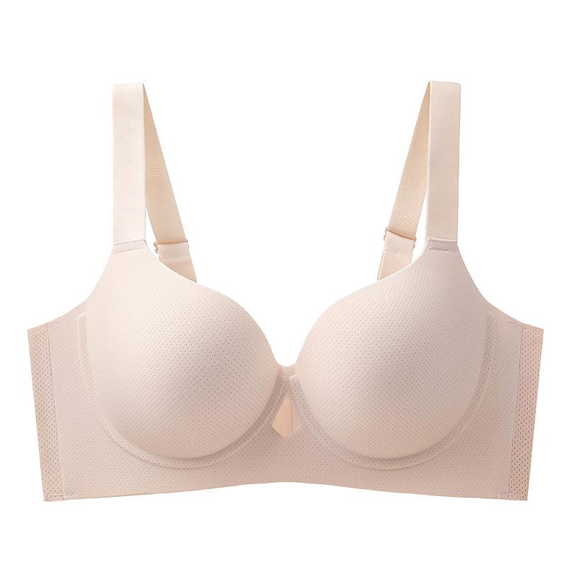 Plus-size Lingerie Women's Thin Close-in Bra Adjustable Breast Retraction Bras Without Underwire Plus-size Beautiful Back Bra Push Up Bra