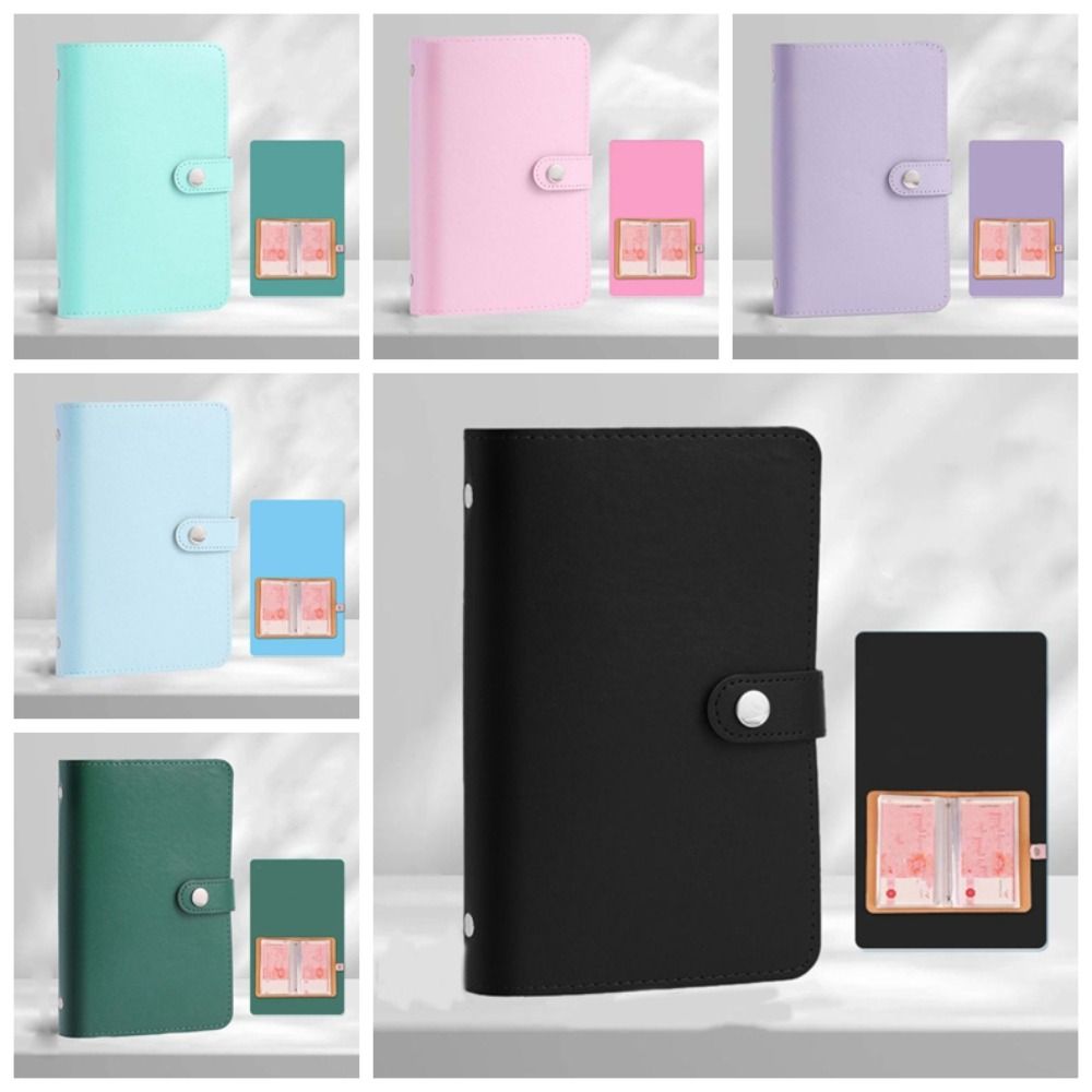 50 листов Бюджетный Папка-регистратор из искусственной кожи Планировщик-органайзер Экономия денег Папка-регистратор Канцелярские принадлежности для офиса