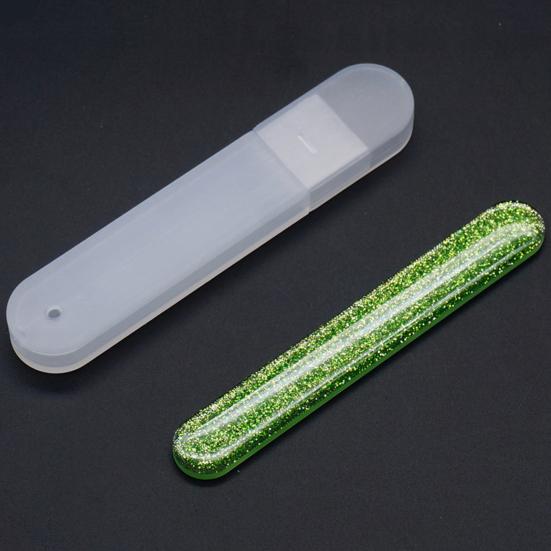 Красочные блестящие нано-стеклянные пилочки для ногтей, простое управление, профессиональный маникюрный лак, буферный уход за ногтями