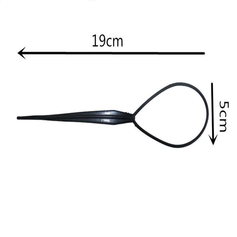 Набор из 4 шт., пластиковый волшебный хвостик, коса для волос, конский хвост, инструменты для укладки волос, клипсы