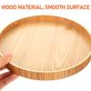 Круглый деревянный поднос простая форма ресторан фруктовая тарелка раковина бытовая сервировка хлеба декоративная ванная комната день рождения