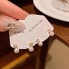 Корейские роскошные серьги с цирконием и мини-жемчугом для женщин — элегантные и универсальные.