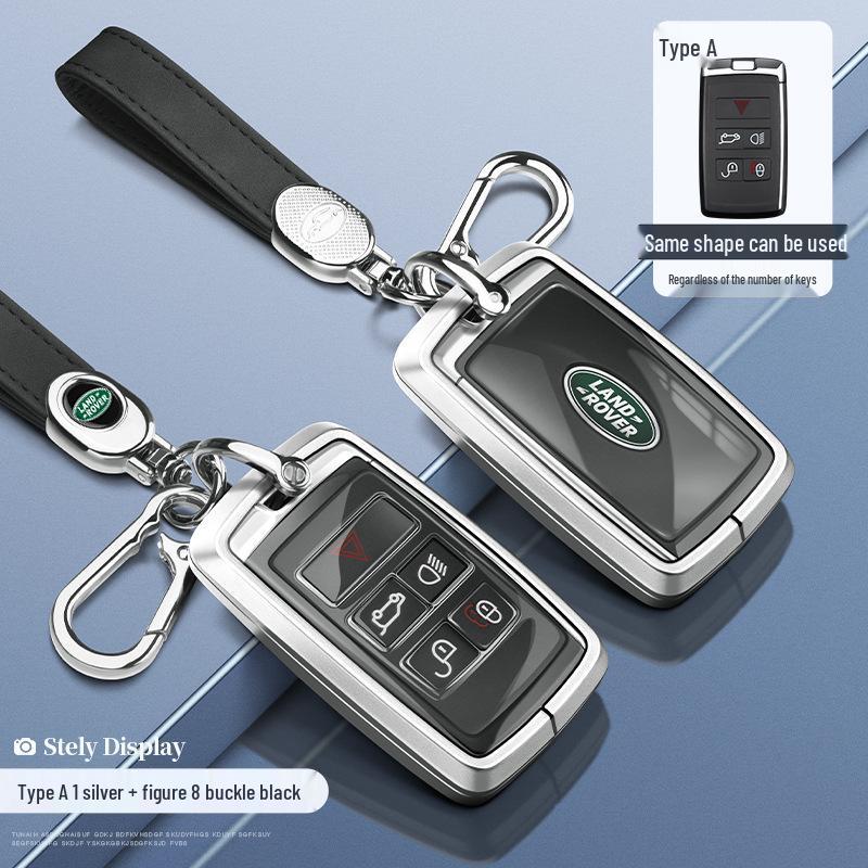 Чехол для ключа Land Rover: Алюминиевый корпус для Range Rover Sport, Velar, Evoque, Discovery, Freelander.