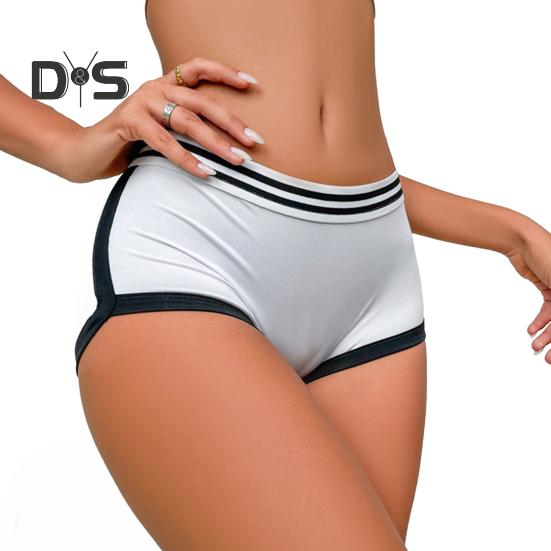 Женские трусы-боксеры, дышащие трусы с низкой талией, женские трусы-боксеры для фитнеса, спорта, дома, спортзала, повседневной носки