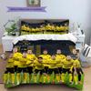 Dortmund Pattern Bedding Home Decoration Birthday Gift (1 * duvet cover + 2 * pillowcase, without core)