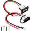 A25F-SB50 для разъема Anderson 8AWG 50A Аккумуляторный кабель Клемма с кольцом 12В-72В Комплект разъемов для жгута проводов