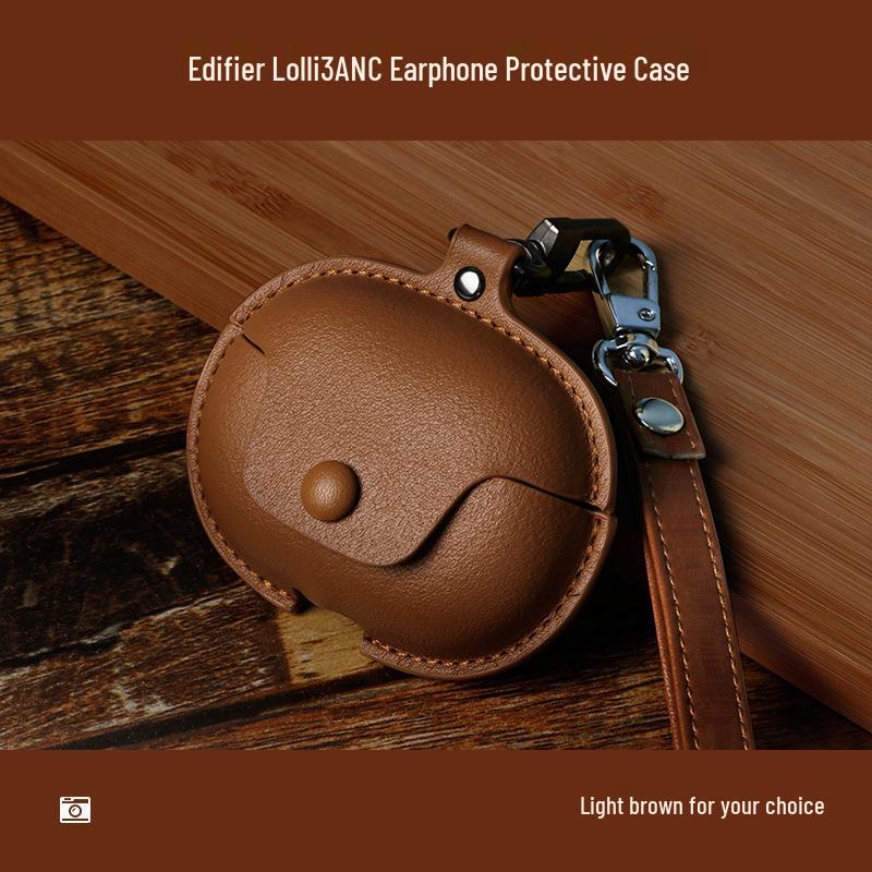 EDIFIER Lolli3 ANC Беспроводные наушники Кожаный защитный чехол