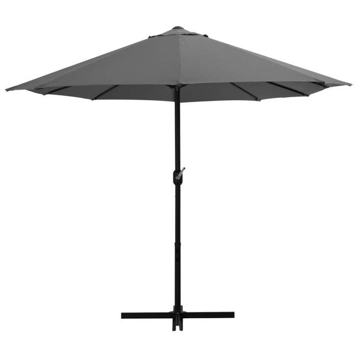 VidaXL Parasol d'Extérieur Poteau en Aluminium, Pare-soleil de Patio, Abri de Soleil, Parasol de Terrasse Extérieur, 460 x 44869