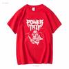 retro Power Trip band T shirt black Short sleeve S to 5Xl TA3553 long sleeves vintage Washed graphic Casual Stylish Comfortable