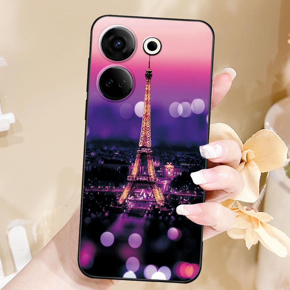 Чехол для Tecno Camon 20 Pro 4G Coque ТПУ Мягкий Силикон Модный Телефон Funda для Tecno Camon 20 Pro 5G Милый Бампер Задняя Крышка
