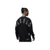 Jordan Повседневная толстовка из флиса с принтом и круглым вырезом, мужские топы, черные FB7020-010