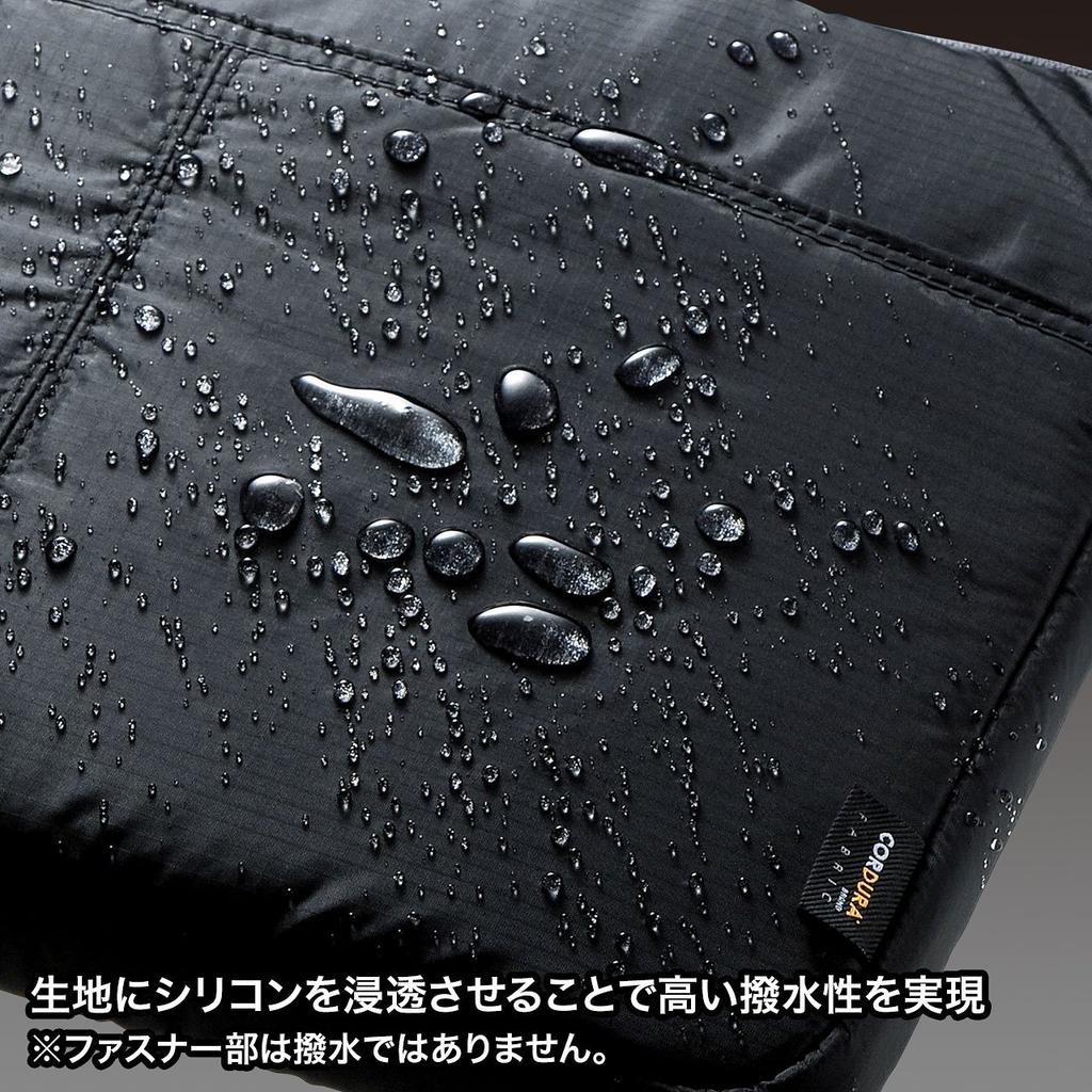 SANWA SUPPLY Внутренний чехол для ПК с молнией Cordura и выдвижным высокопроизводительным (Широкоформатный 15,6 дюйма) Нейлон, Водоотталкивающая поверхность, Карман, Ручка,