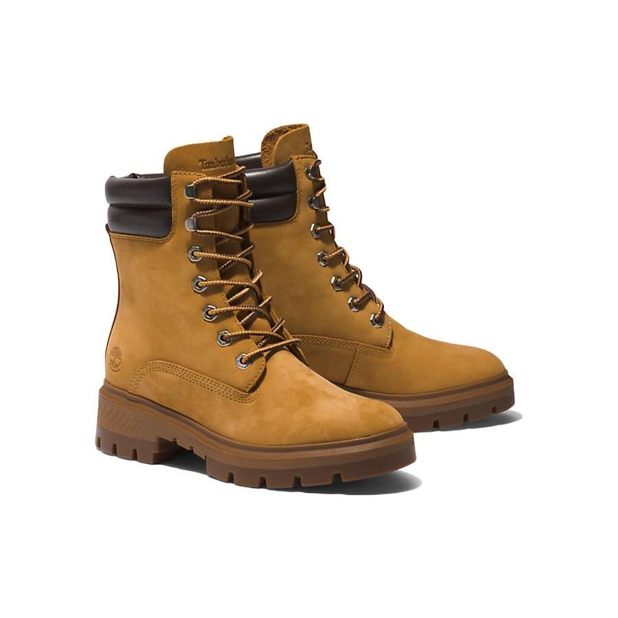 (WMNS) Timberland Cortina Valley 6 Inch Waterproof Boots 'Wheat Nubuck' Women's A5N9S231