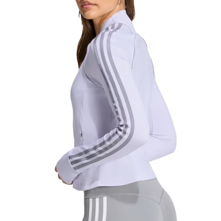 adidas Оригинальный Superstar Удобный Длинный Рукав Мягкая Молния Фитнес Топ Женские топы KW5806