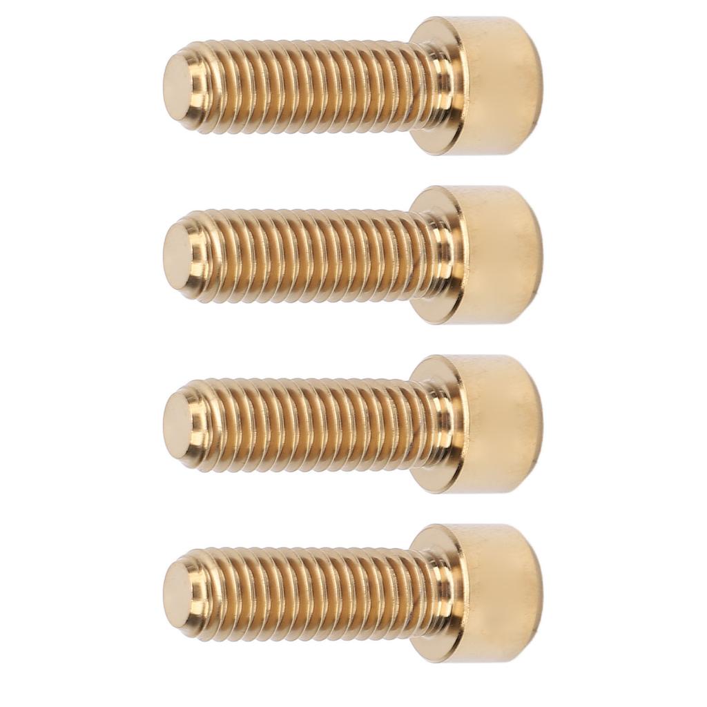 4 шт. Винты для дискового тормоза, суппорт для горного велосипеда, принадлежности для велоспорта, сплав титана M6x18 мм, цвет титана