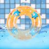 Swimming Ring Strong Buoyancy Good Sealing Cartoon Inflatable Toughness Water Entertainment Kid Colorful Swimming Circle Beach Supply