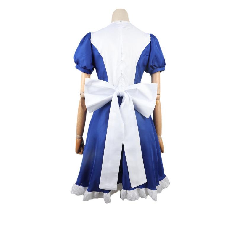 Game Alice Madness Returns Cosplay Costume Halloween Maid Dresses Apron Dress For Women Anime Girls Carnival Dress Up Party