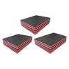 4x Tool Box Foam Inserts Multifunction Package Packing Foam Pads for Tabletop Miniatures Toolbox Padding Hard Case Shipping
